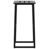 Barkrakker 2 stk svart 38x38x80 cm pulverlakkert stål