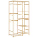 Klesstativ med hyller 100x50x184,5 cm bambus