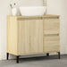 Baderomsskap sonoma eik 65x33x60 cm konstruert tre