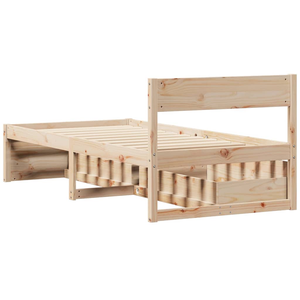 Sengeramme uten madrass 90x200 cm heltre furu