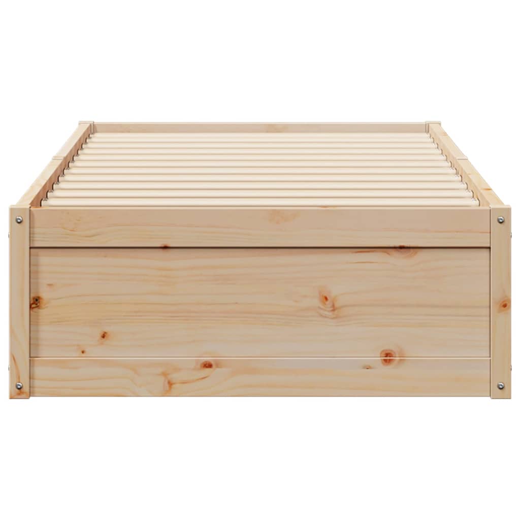 Sengeramme uten madrass 75x190 cm heltre furu
