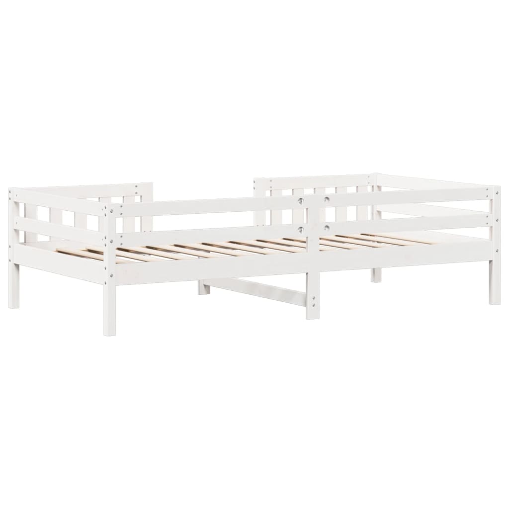 Sengeramme uten madrass hvit 90x200 cm heltre furu