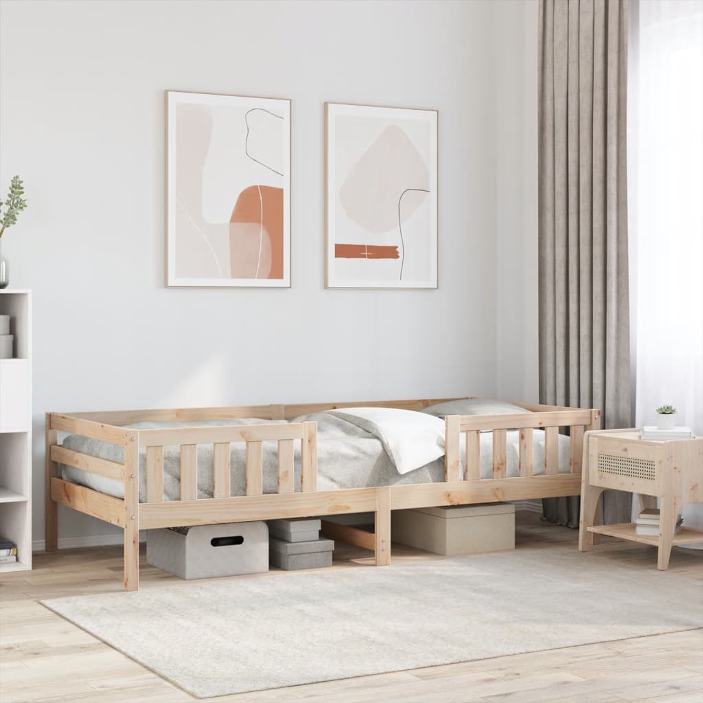 Sengeramme uten madrass 75x190 cm heltre furu