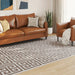 Inne- og uteteppe kort luv flerfarget 190x300 cm