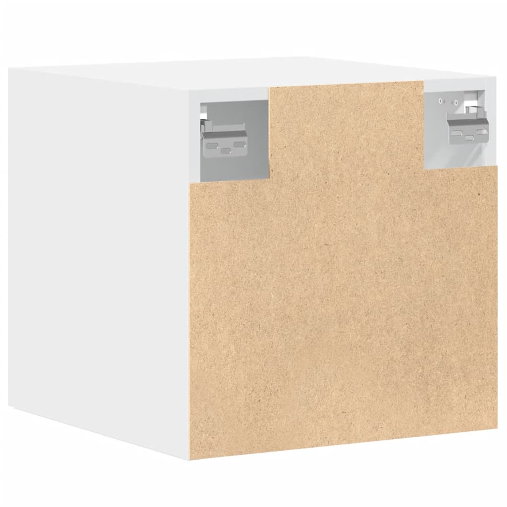 Veggskap hvit 40x42,5x40 cm konstruert tre vidaXL