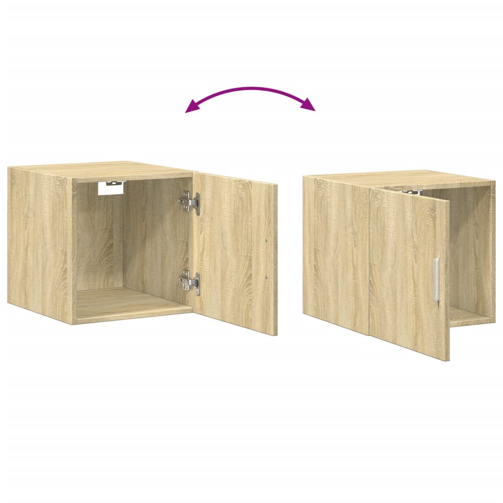 Veggskap sonoma eik 40x42,5x40 cm konstruert tre vidaXL