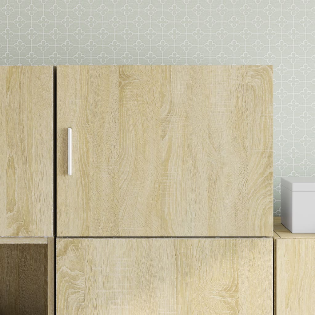 Veggskap sonoma eik 50x42,5x40 cm konstruert tre vidaXL