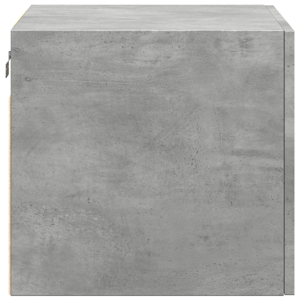 Veggskap betonggrå 50x42,5x40 cm konstruert tre vidaXL