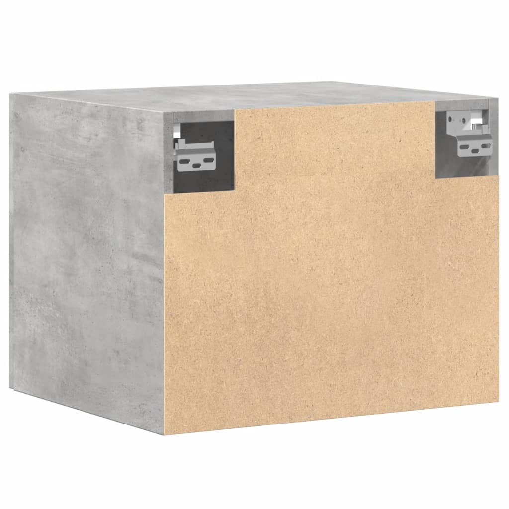 Veggskap betonggrå 50x42,5x40 cm konstruert tre vidaXL
