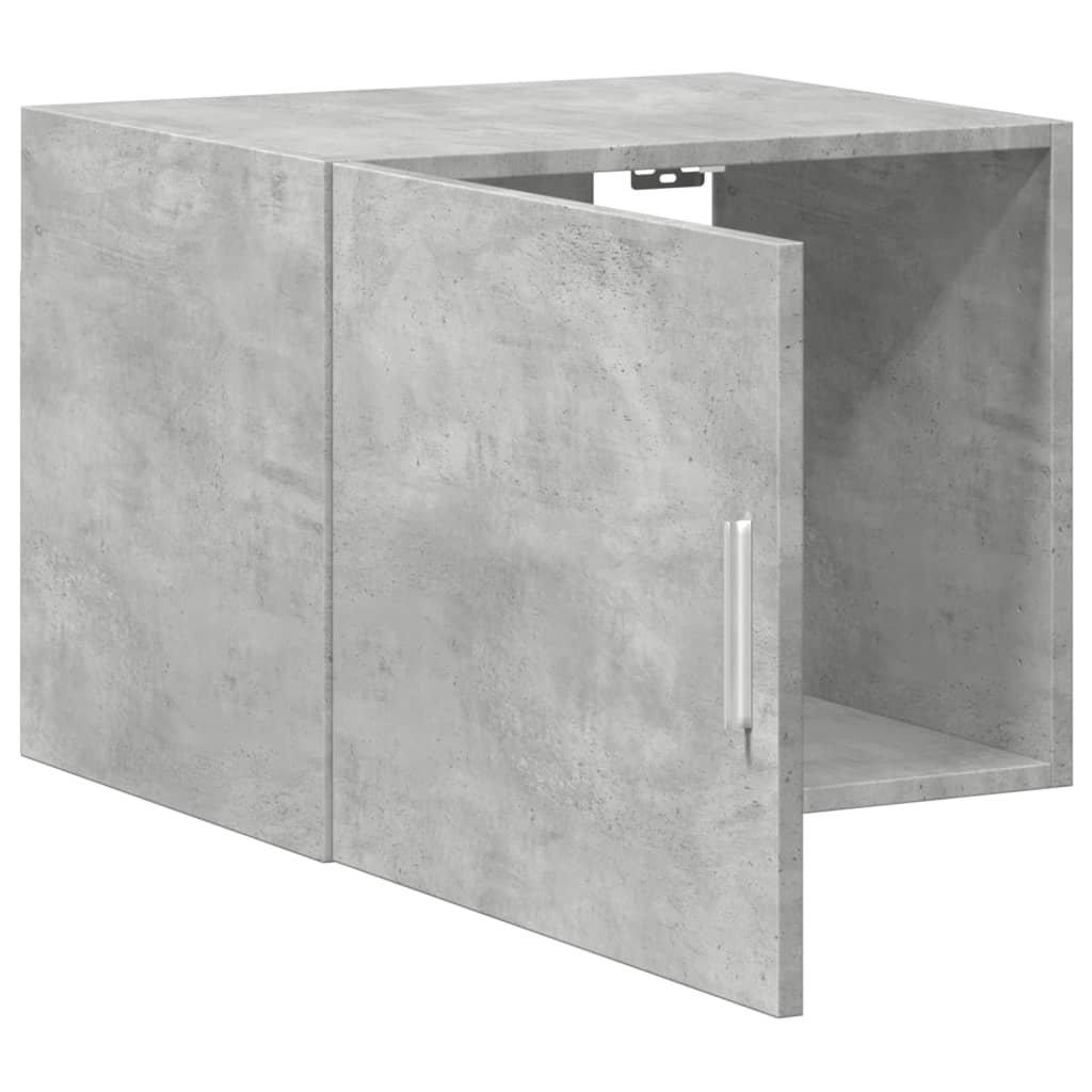 Veggskap betonggrå 50x42,5x40 cm konstruert tre vidaXL