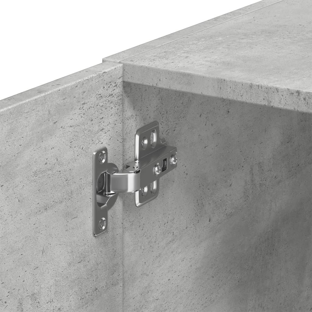 Veggskap betonggrå 50x42,5x40 cm konstruert tre vidaXL