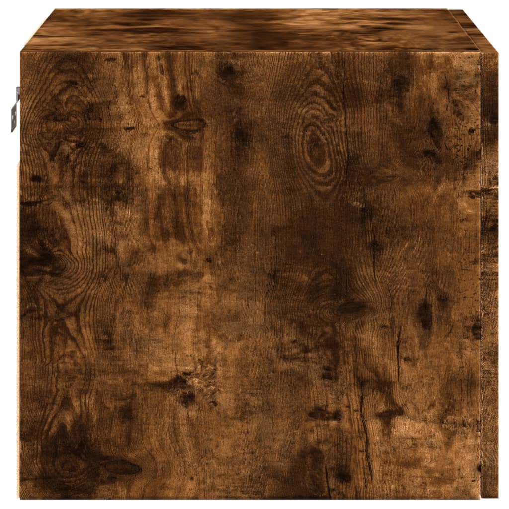 Veggskap røkt eik 50x42,5x40 cm konstruert tre vidaXL