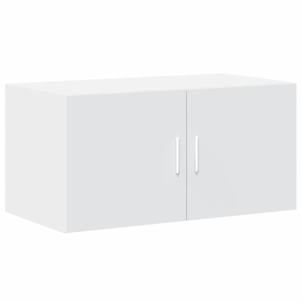 Veggskap hvit 80x42,5x40 cm konstruert tre vidaXL