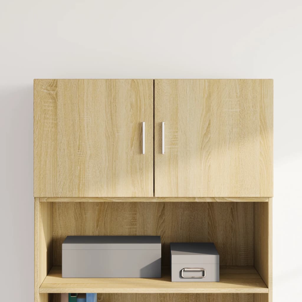 Veggskap sonoma eik 80x42,5x40 cm konstruert tre vidaXL