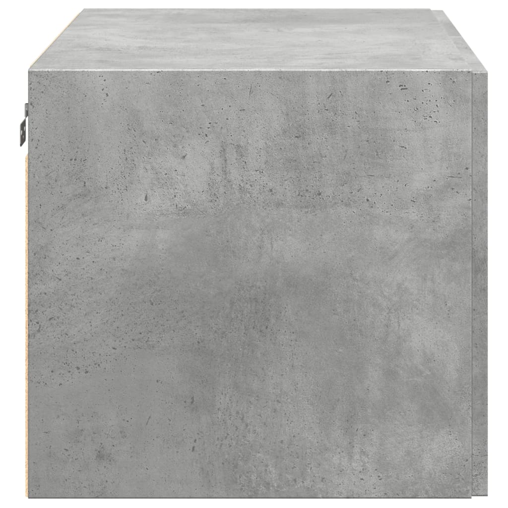 Veggskap betonggrå 80x42,5x40 cm konstruert tre vidaXL