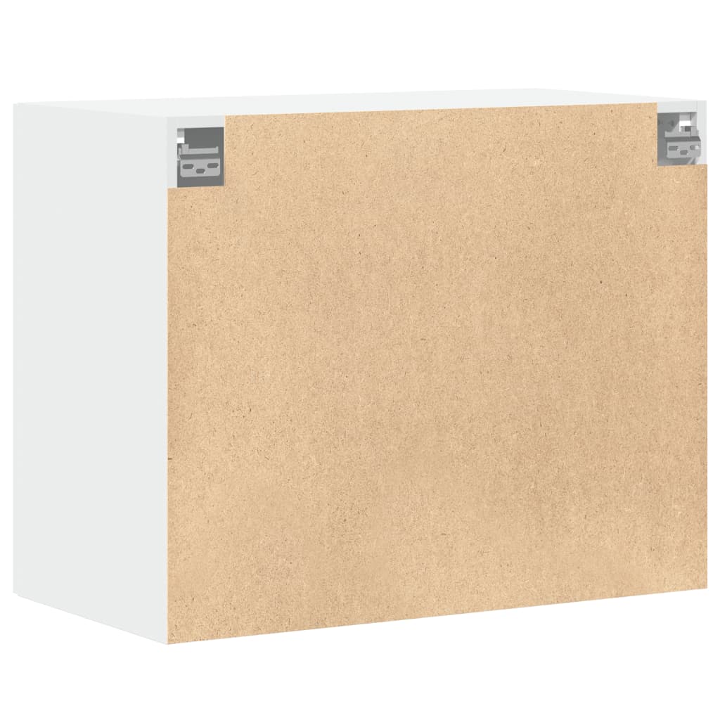 Veggskap hvit 80x42,5x64 cm konstruert tre vidaXL