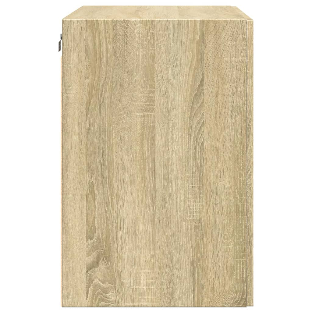 Veggskap sonoma eik 80x42,5x64 cm konstruert tre vidaXL