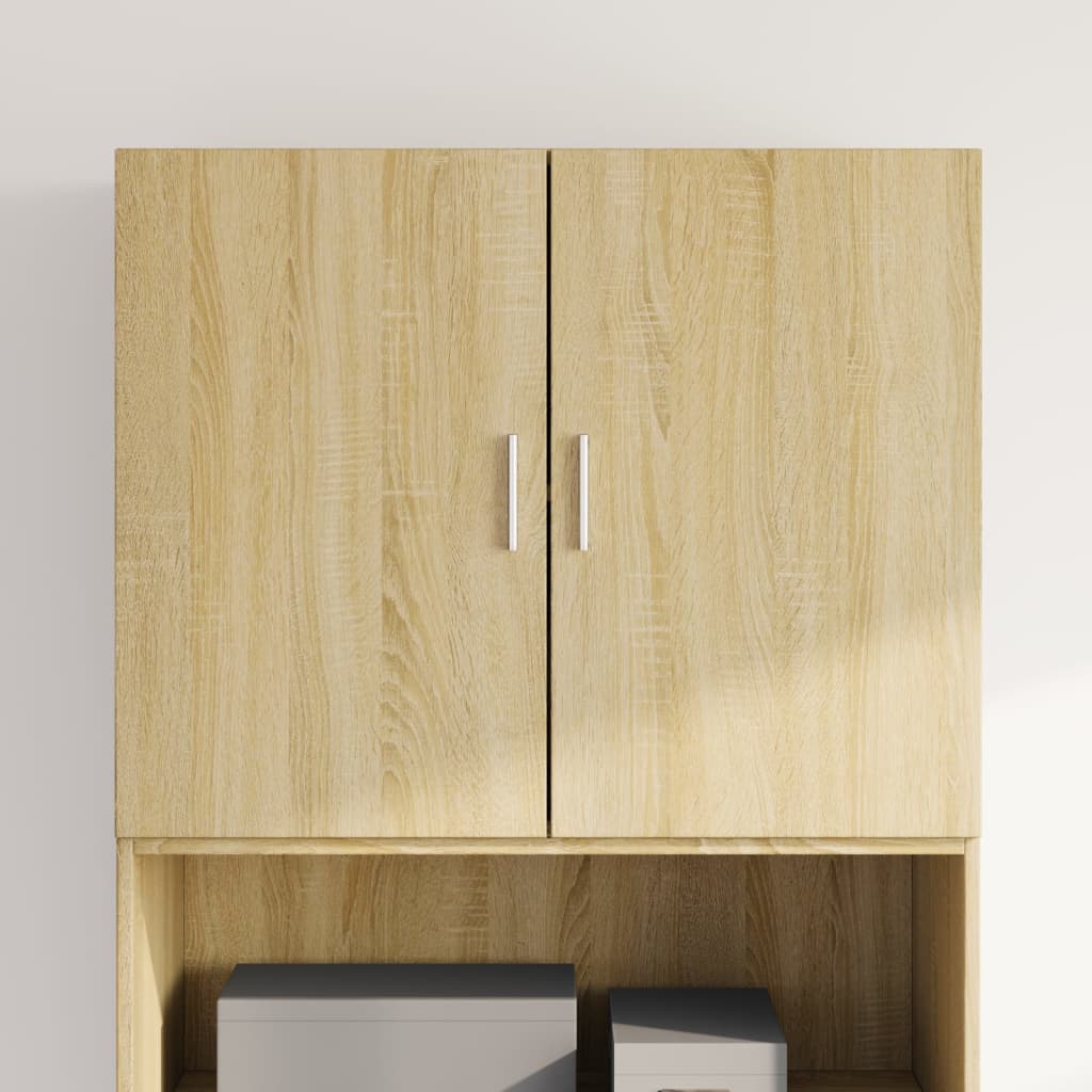 Veggskap sonoma eik 80x42,5x64 cm konstruert tre vidaXL
