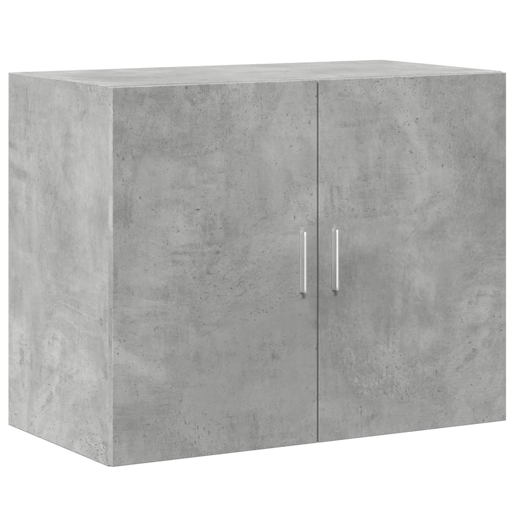 Veggskap betonggrå 80x42,5x64 cm konstruert tre vidaXL