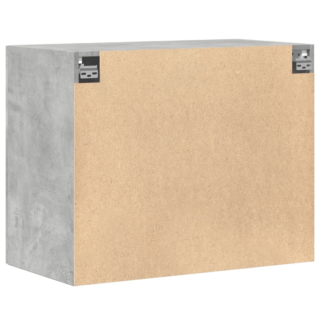 Veggskap betonggrå 80x42,5x64 cm konstruert tre vidaXL