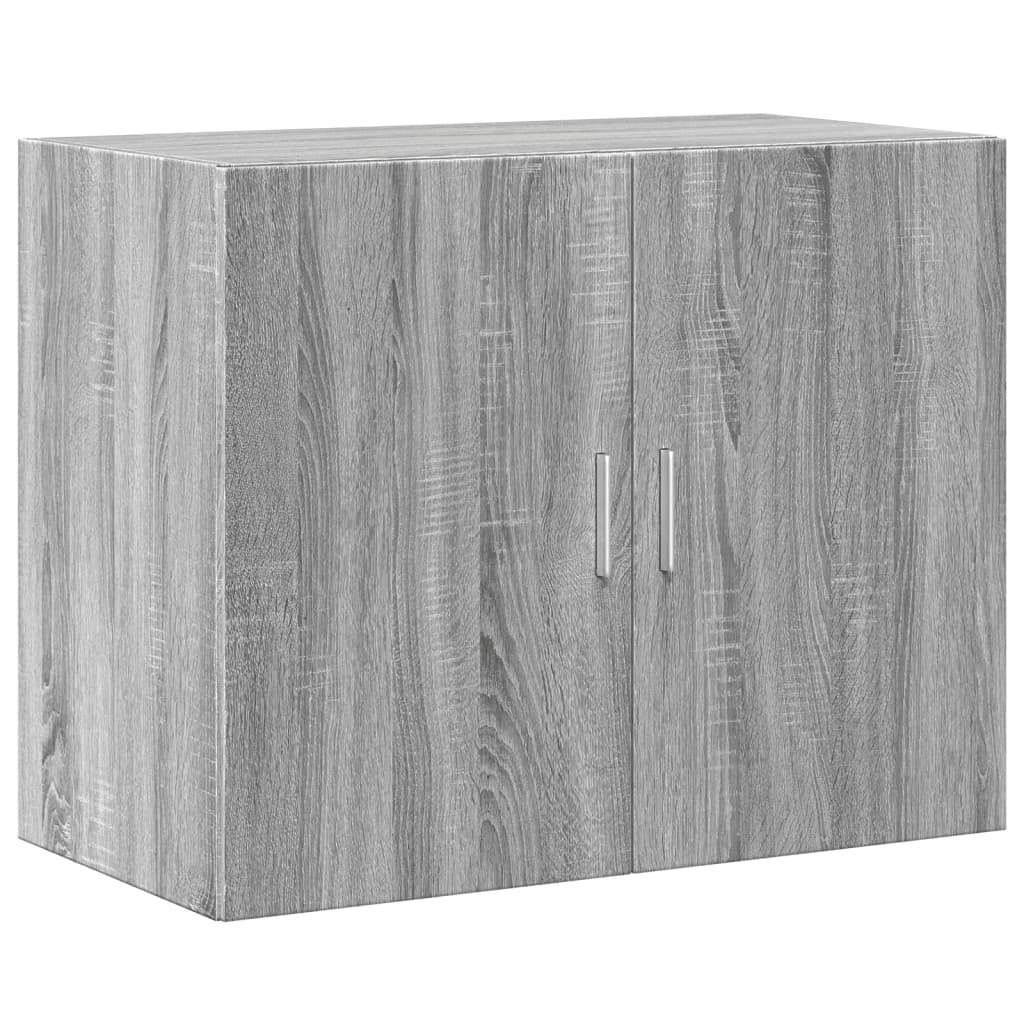 Veggskap grå sonoma 80x42,5x64 cm konstruert tre vidaXL