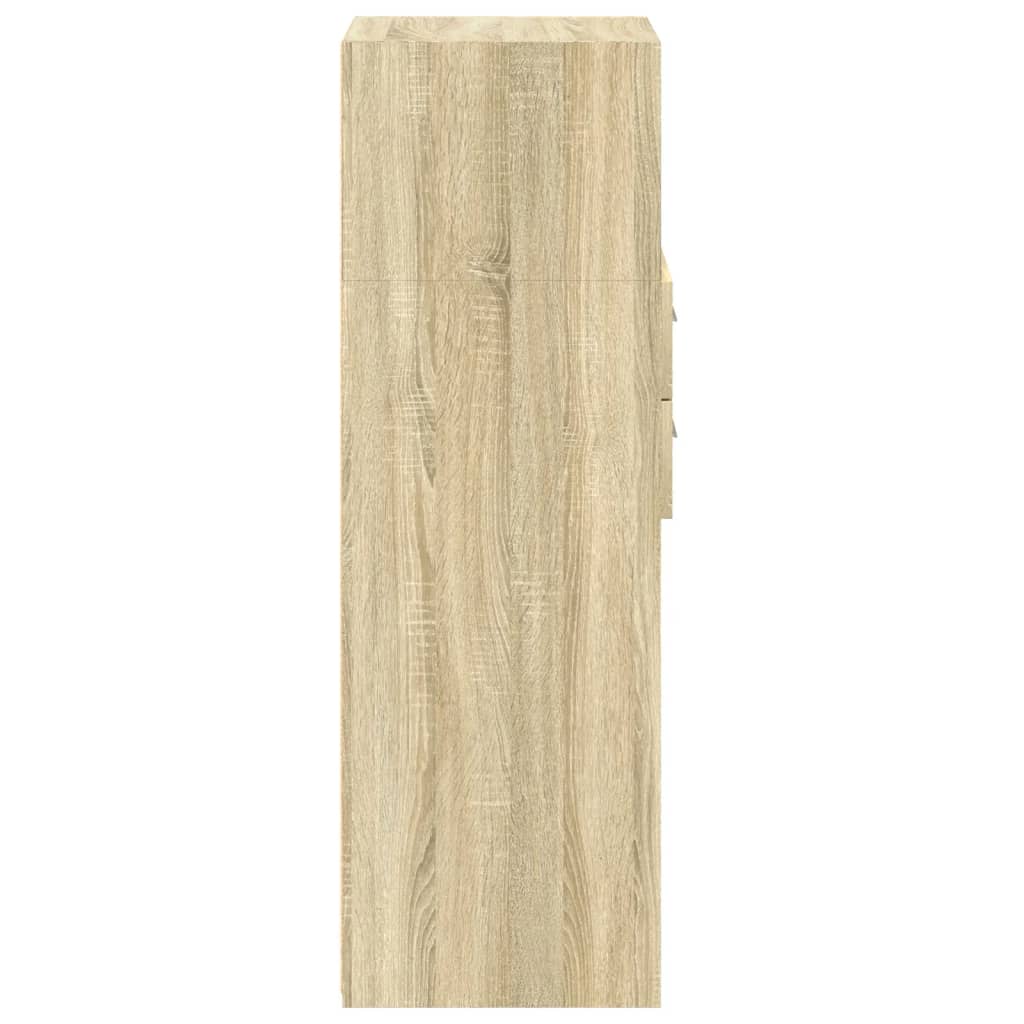 Hylle sonoma eik 40x42,5x124 cm konstruert tre