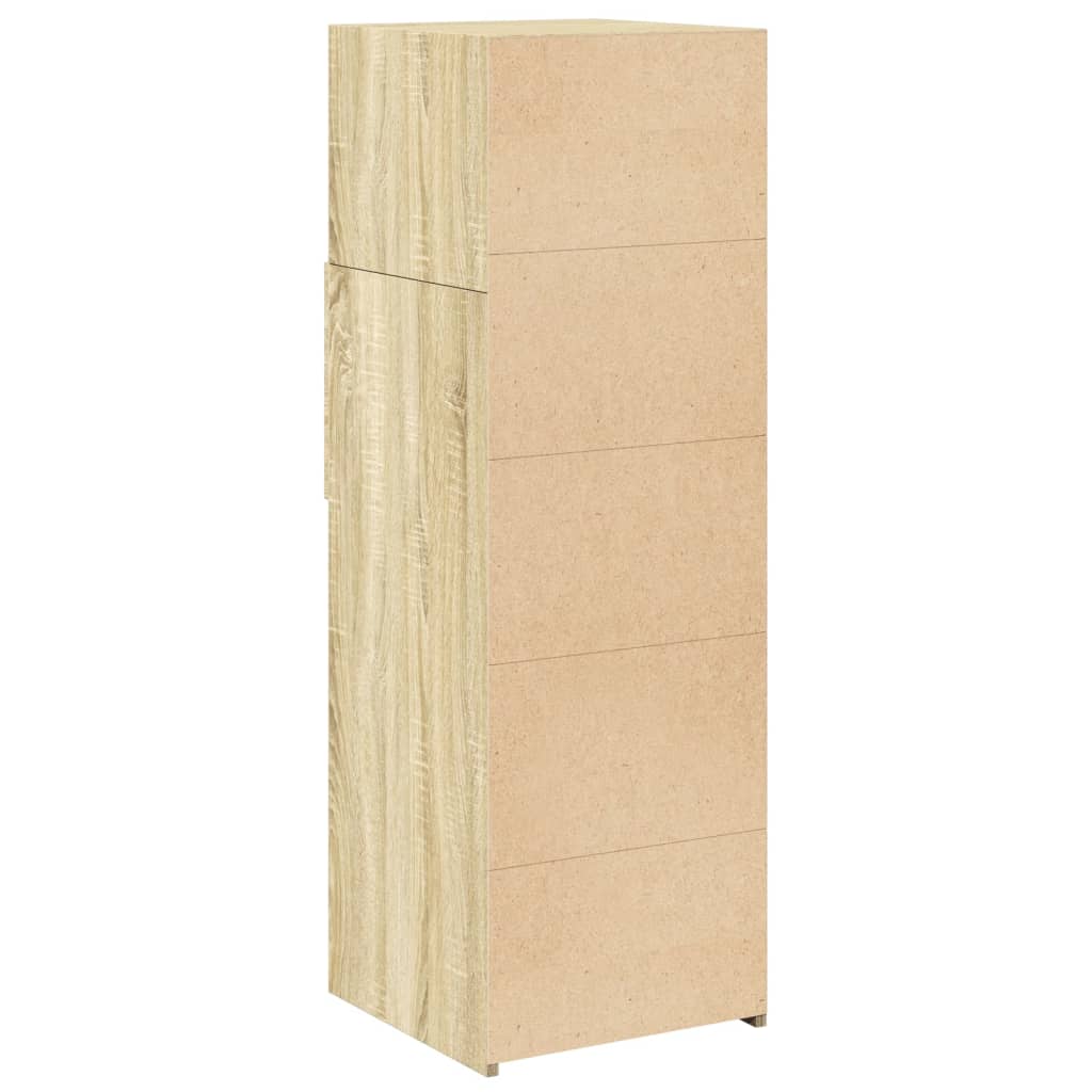Hylle sonoma eik 40x42,5x124 cm konstruert tre