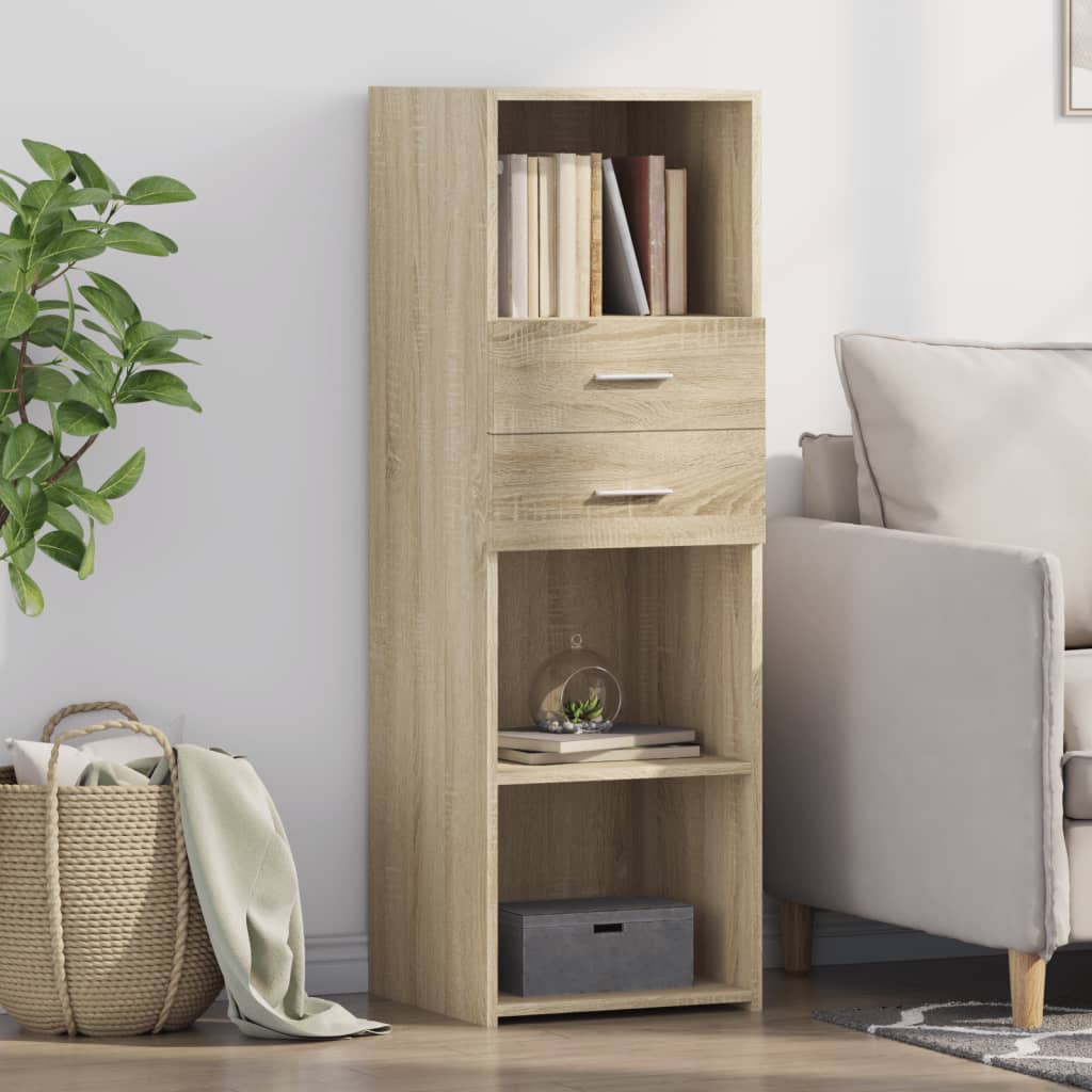 Hylle sonoma eik 40x42,5x124 cm konstruert tre