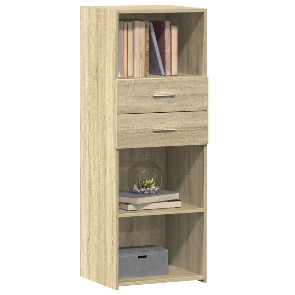 Hylle sonoma eik 45x42,5x124 cm konstruert tre