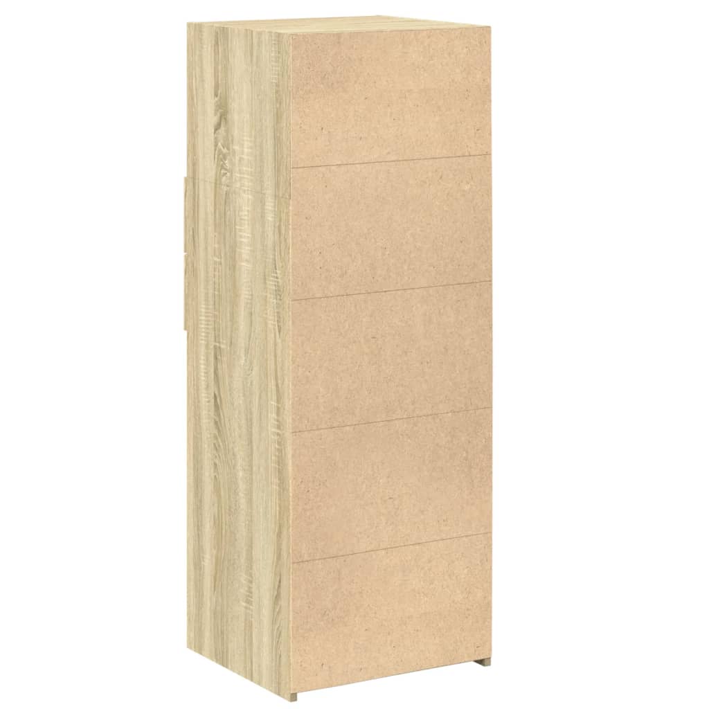 Hylle sonoma eik 45x42,5x124 cm konstruert tre