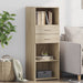 Hylle sonoma eik 45x42,5x124 cm konstruert tre