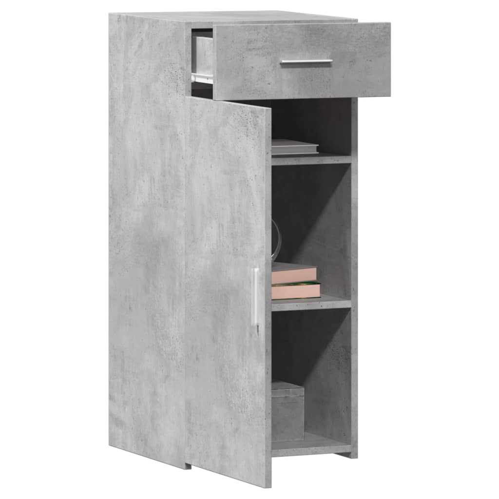 Skjenk betonggrå 40x42,5x93 cm konstruert tre vidaXL