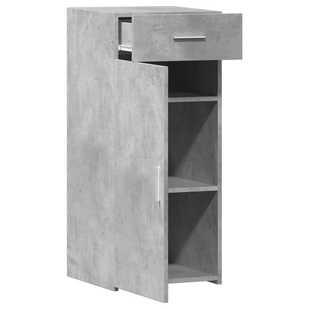Skjenk betonggrå 40x42,5x93 cm konstruert tre vidaXL