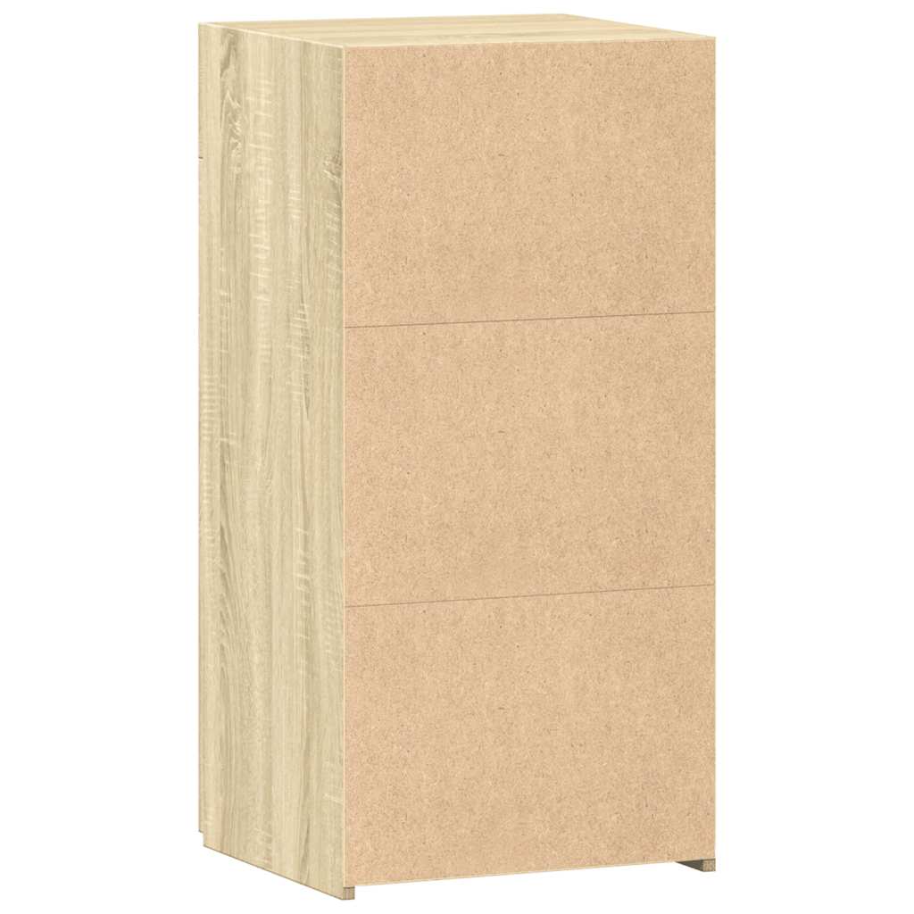 Skjenk sonoma eik 45x42,5x93 cm konstruert tre vidaXL