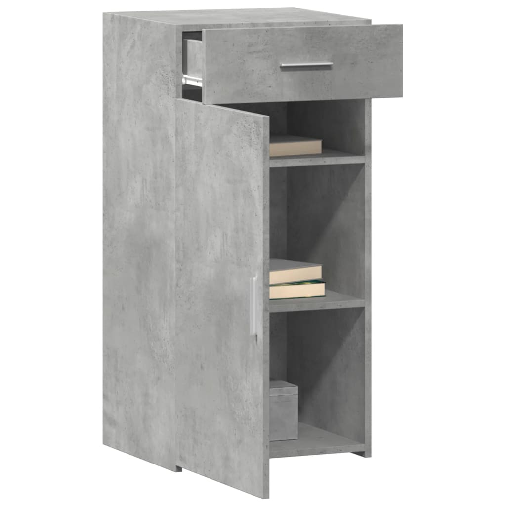 Skjenk betonggrå 45x42,5x93 cm konstruert tre