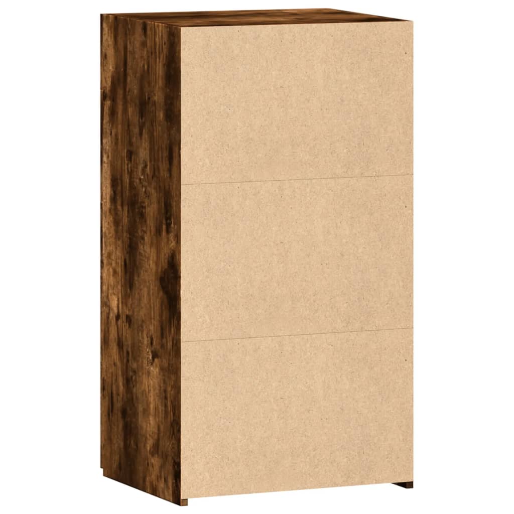 Skjenk røkt eik 50x42,5x93 cm konstruert tre
