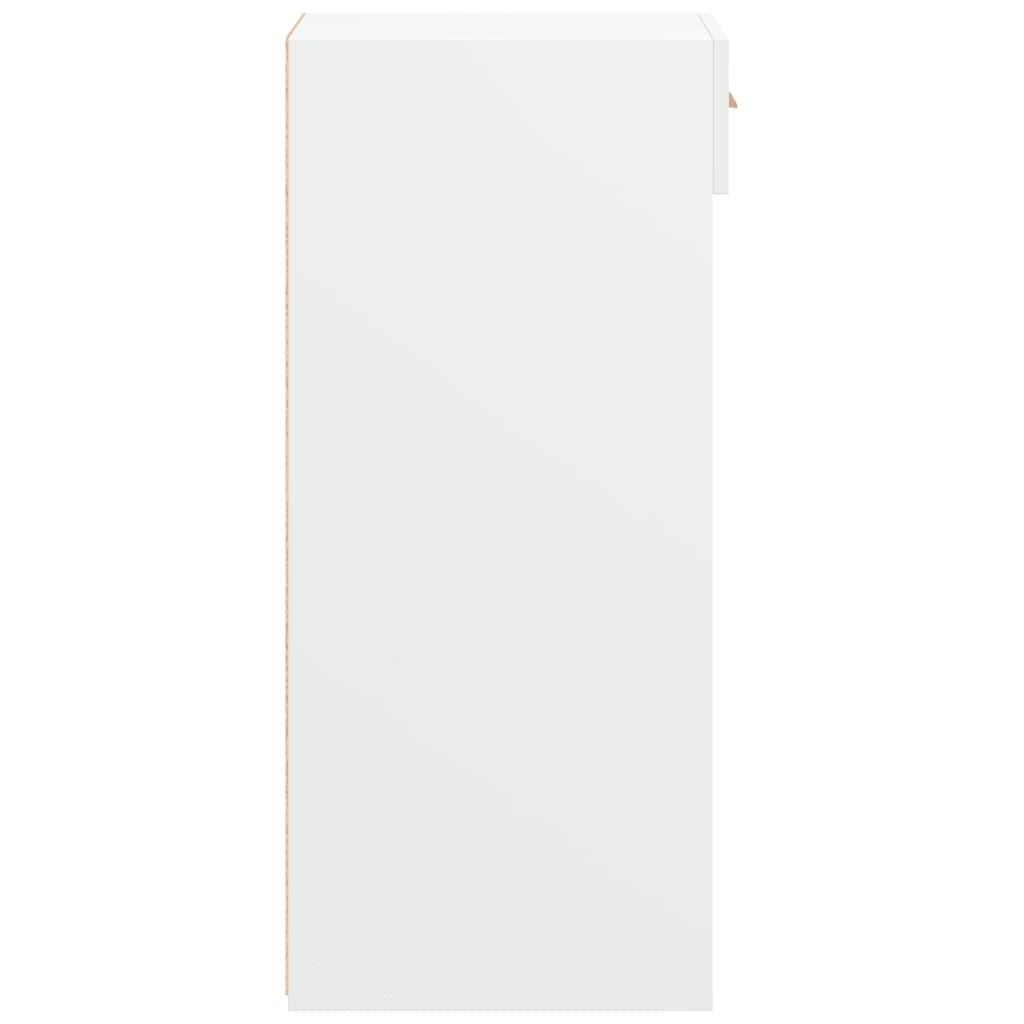Skjenk hvit 30x42,5x93 cm konstruert tre