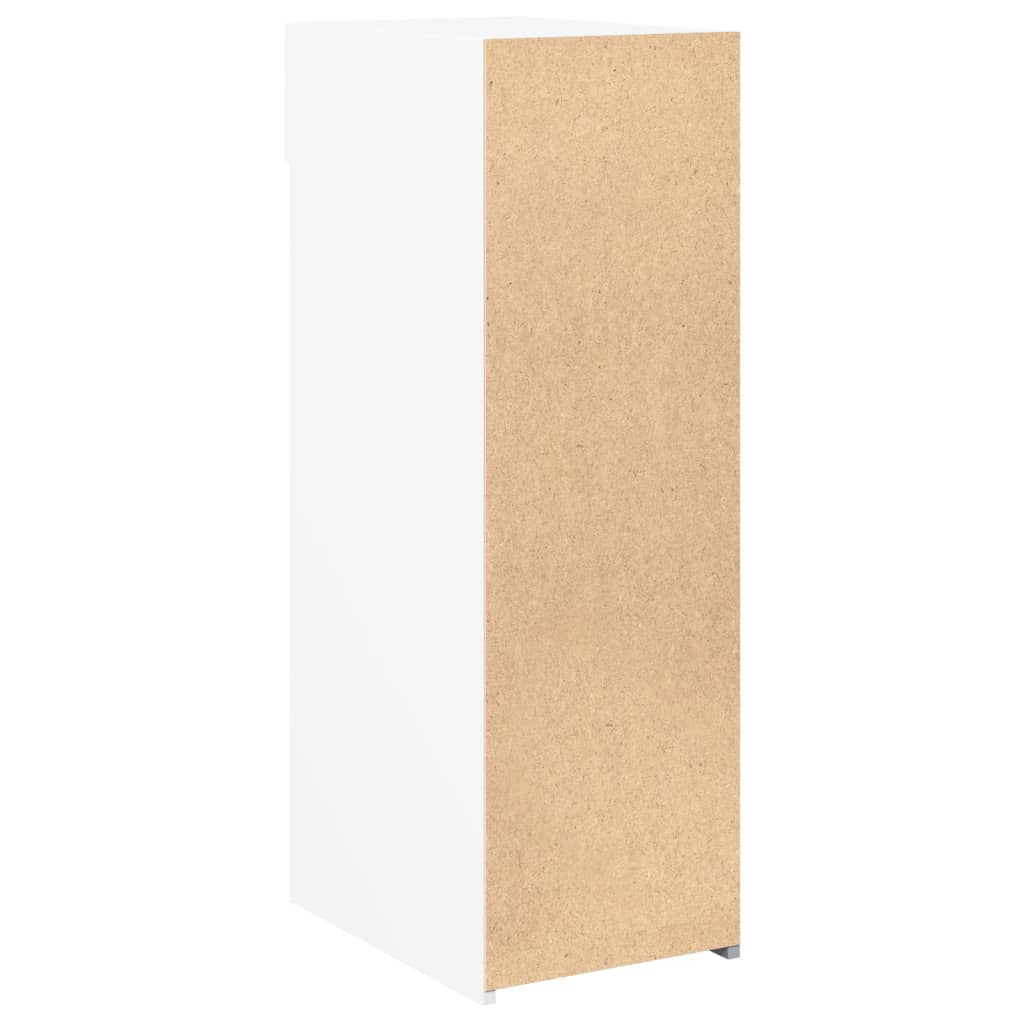 Skjenk hvit 30x42,5x93 cm konstruert tre