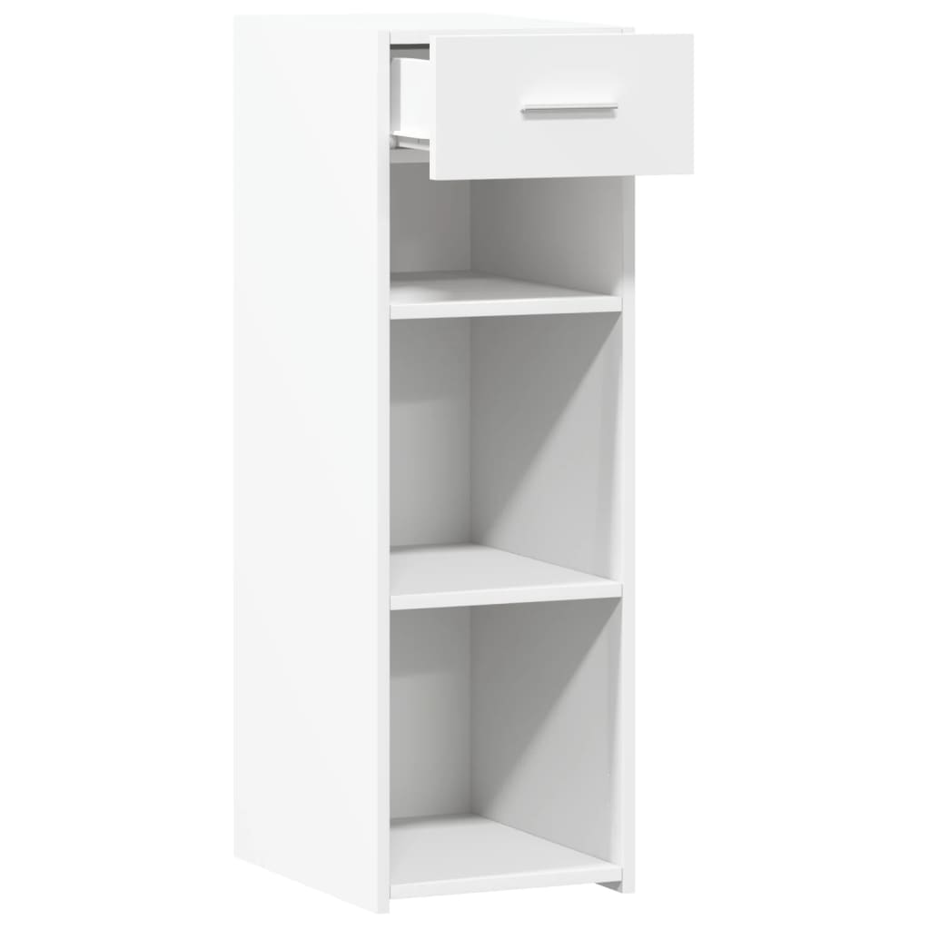 Skjenk hvit 30x42,5x93 cm konstruert tre
