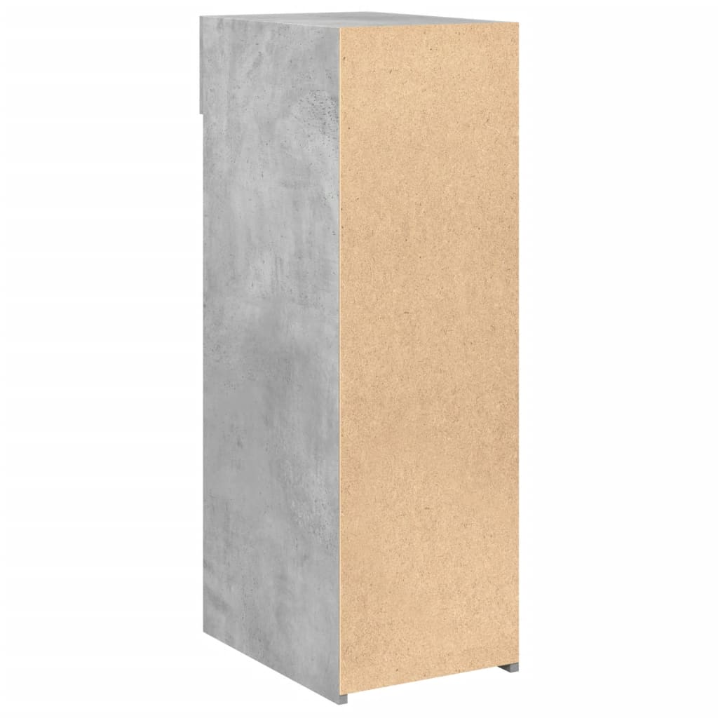 Skjenk betonggrå 30x42,5x93 cm konstruert tre