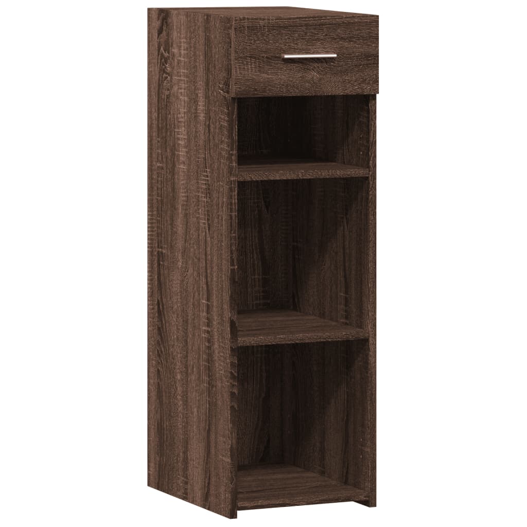 Skjenk brun eik 30x42,5x93 cm konstruert tre