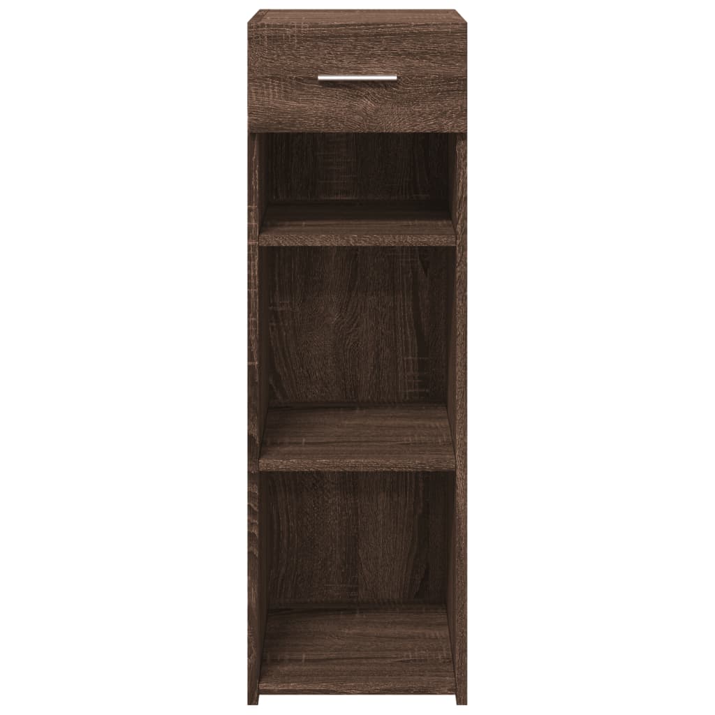 Skjenk brun eik 30x42,5x93 cm konstruert tre