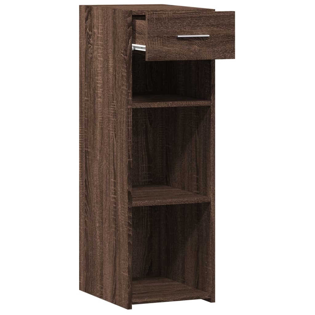 Skjenk brun eik 30x42,5x93 cm konstruert tre