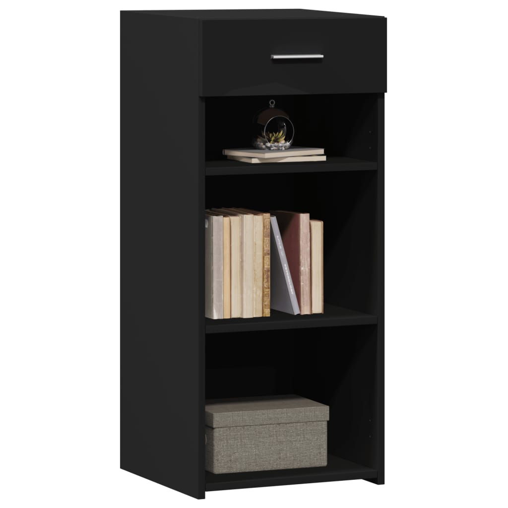 Skjenk svart 40x42,5x93 cm konstruert tre
