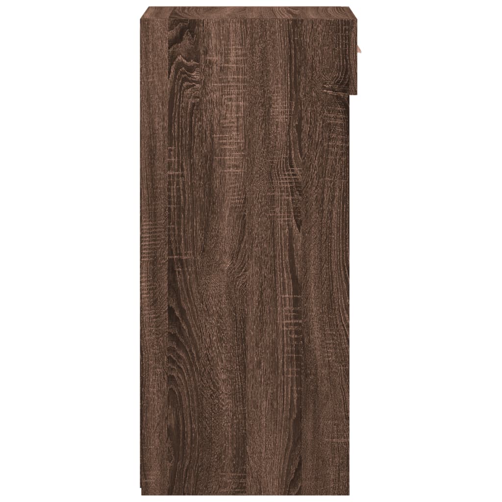 Skjenk brun eik 40x42,5x93 cm konstruert tre