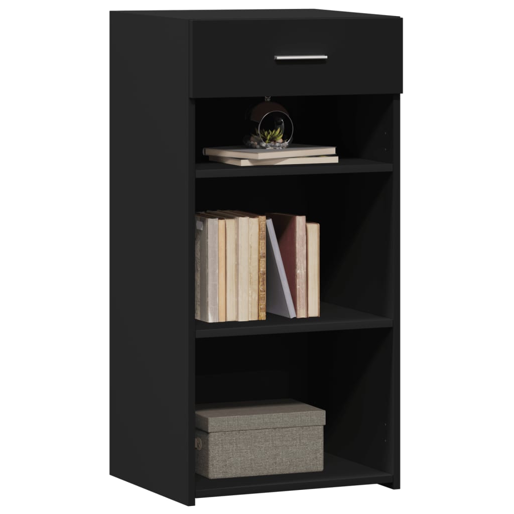 Skjenk svart 45x42,5x93 cm konstruert tre