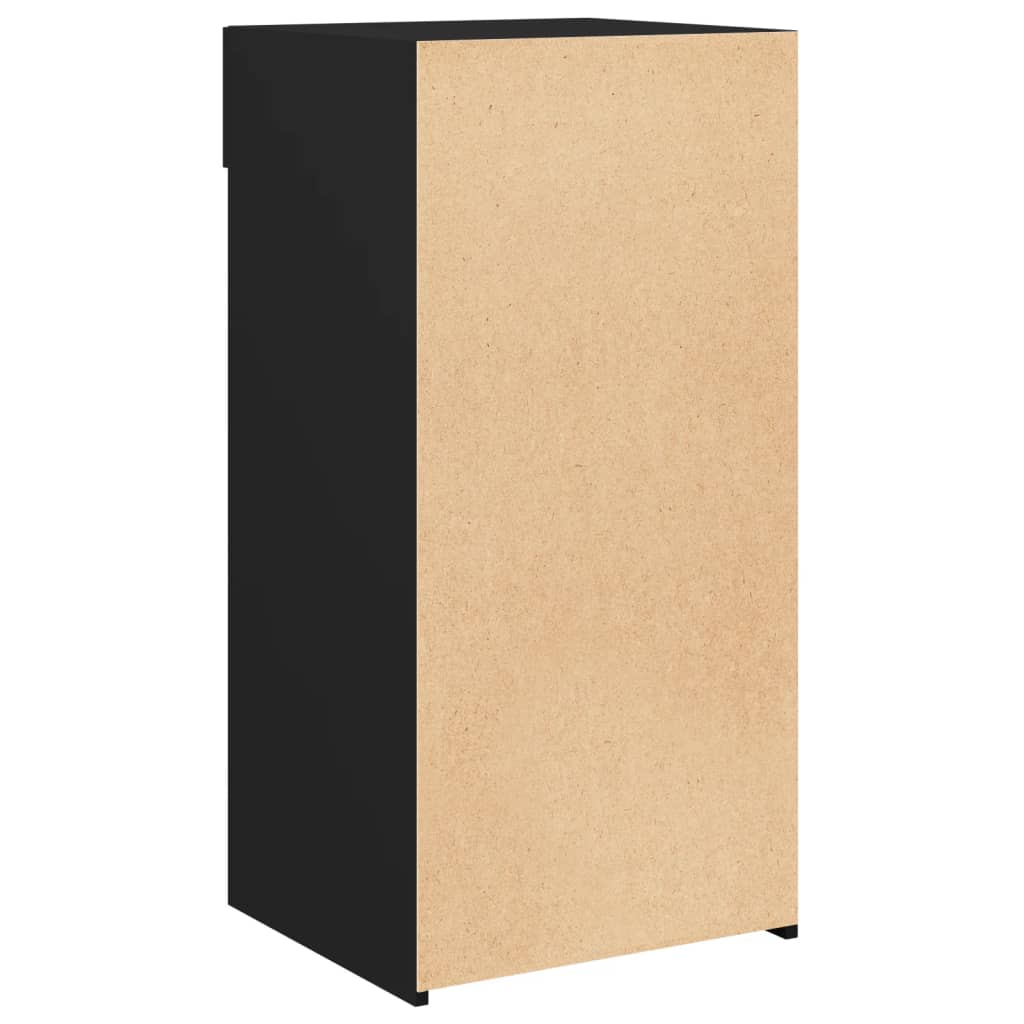 Skjenk svart 45x42,5x93 cm konstruert tre