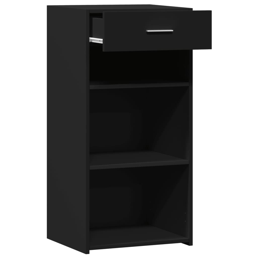 Skjenk svart 45x42,5x93 cm konstruert tre