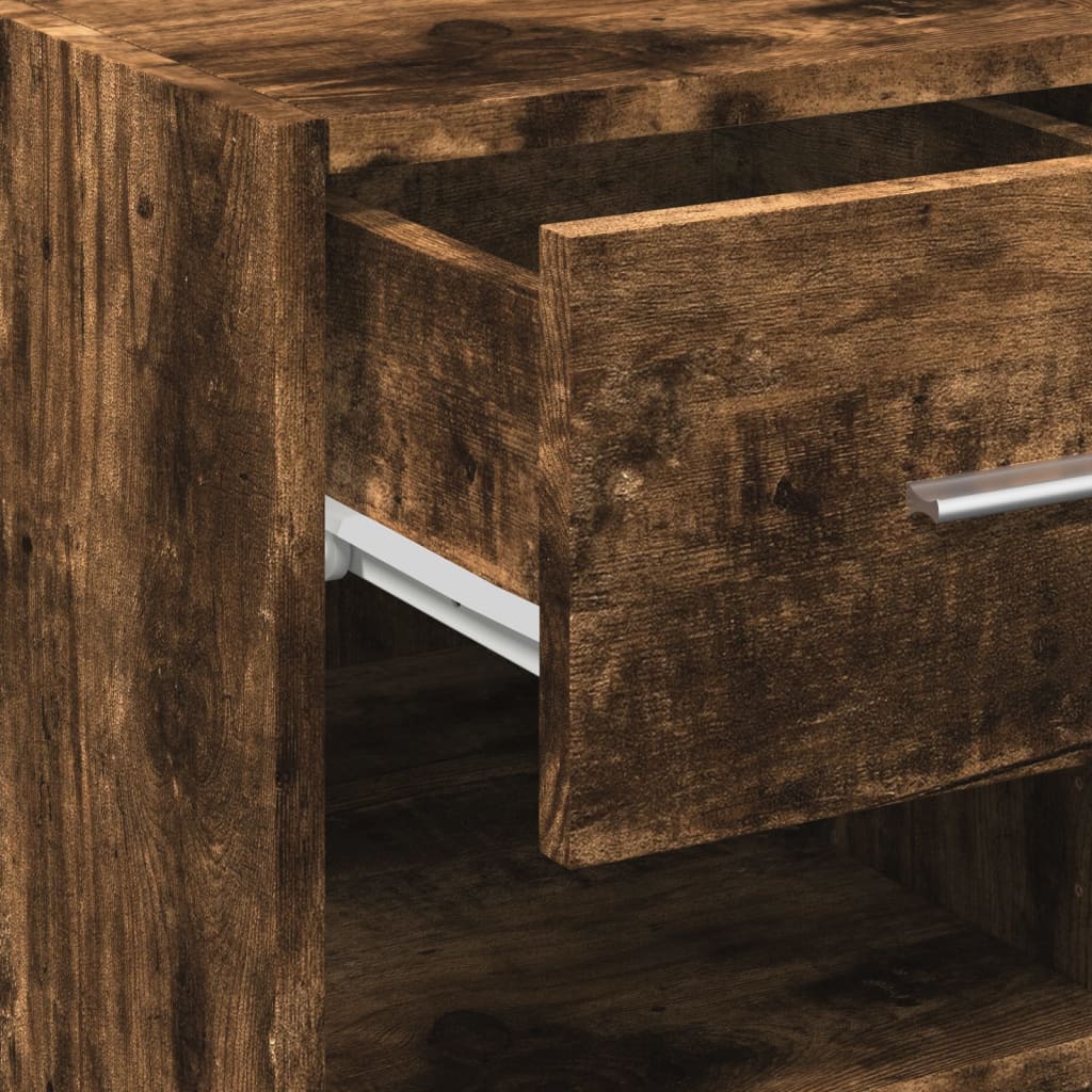 Skjenk røkt eik 45x42,5x93 cm konstruert tre