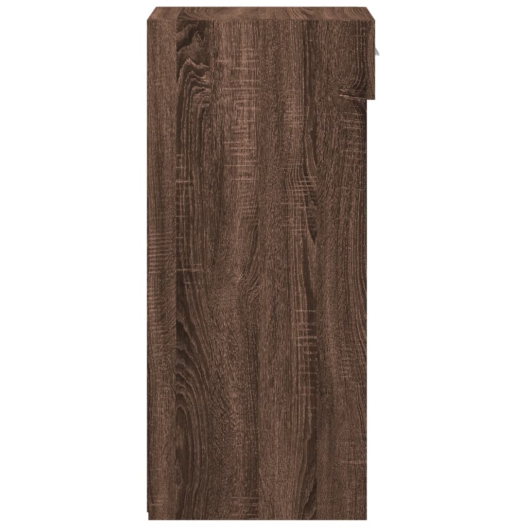 Skjenk brun eik 45x42,5x93 cm konstruert tre